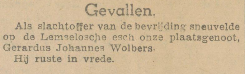 Wolbers Gerardus