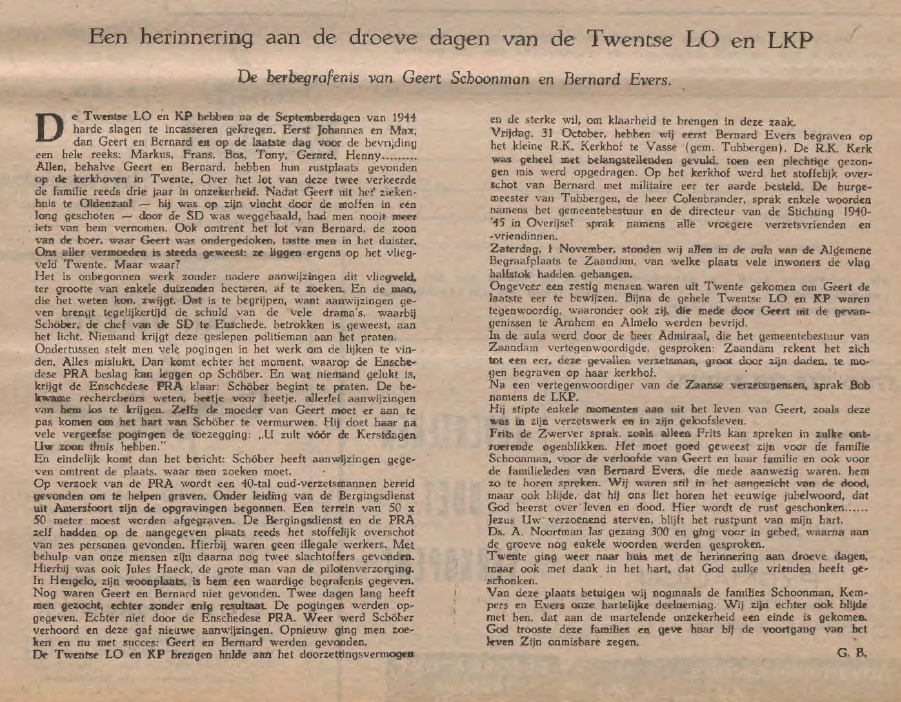 Evers en Schoonman - Zwerver 1947
